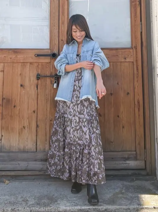 ORIGINATED IN GRACE CONTINENTAL yukimi yonee コーディネート画像