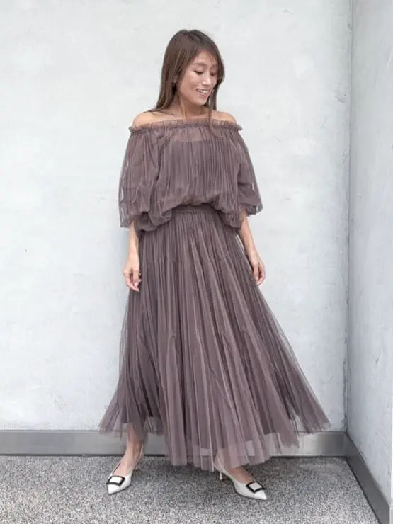 ORIGINATED IN GRACE CONTINENTAL yukimi yonee コーディネート画像