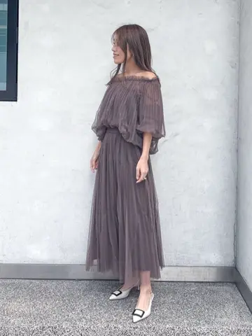 ORIGINATED IN GRACE CONTINENTAL yukimi yonee コーディネート画像