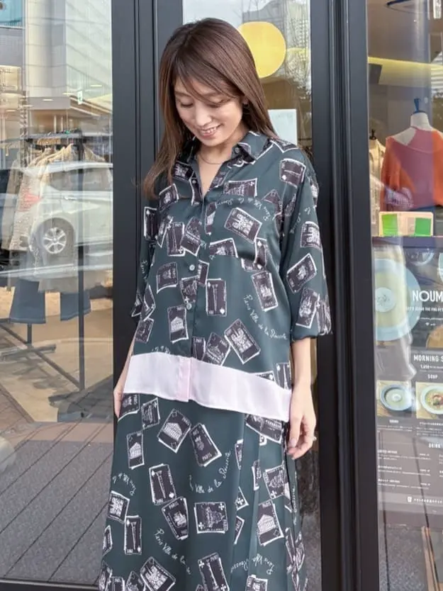 ORIGINATED IN GRACE CONTINENTAL yukimi yonee コーディネート画像