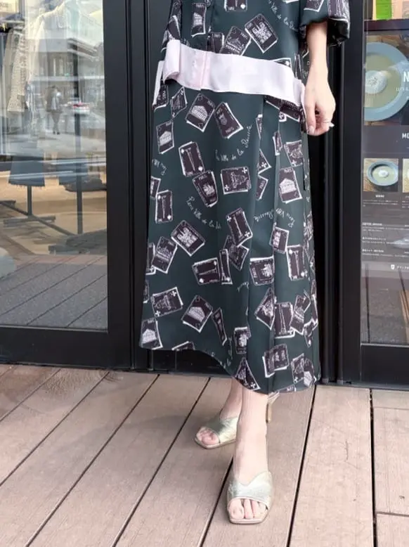 ORIGINATED IN GRACE CONTINENTAL yukimi yonee コーディネート画像