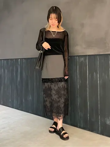 ORIGINATED IN GRACE CONTINENTAL 三浦　芙優 コーディネート画像