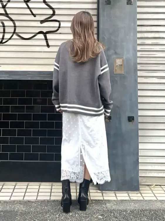 ORIGINATED IN GRACE CONTINENTAL yukimi yonee コーディネート画像