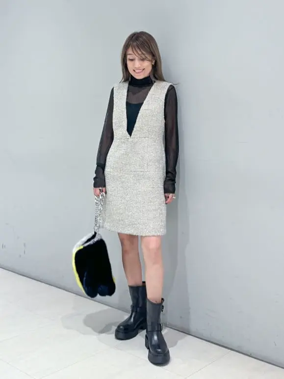 ORIGINATED IN GRACE CONTINENTAL yukimi yonee コーディネート画像