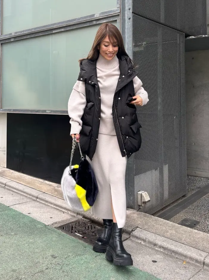 ORIGINATED IN GRACE CONTINENTAL yukimi yonee コーディネート画像