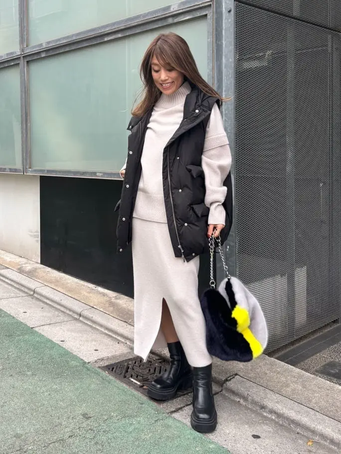 ORIGINATED IN GRACE CONTINENTAL yukimi yonee コーディネート画像