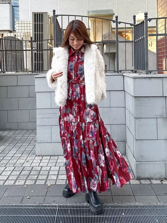 ORIGINATED IN GRACE CONTINENTAL yukimi yonee コーディネート画像