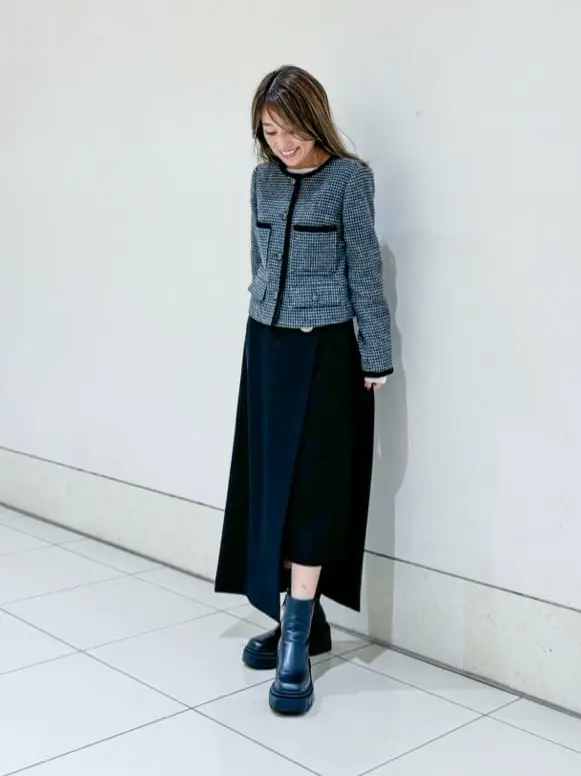 ORIGINATED IN GRACE CONTINENTAL yukimi yonee コーディネート画像