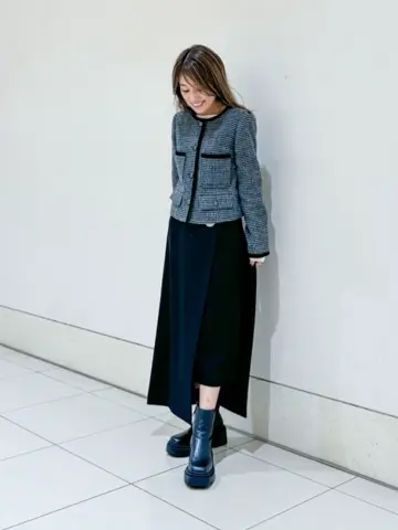 ORIGINATED IN GRACE CONTINENTAL yukimi yonee コーディネート画像