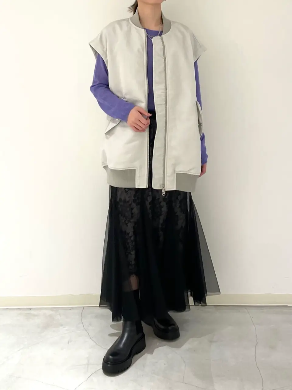 ORIGINATED IN GRACE CONTINENTAL 三浦　芙優 コーディネート画像