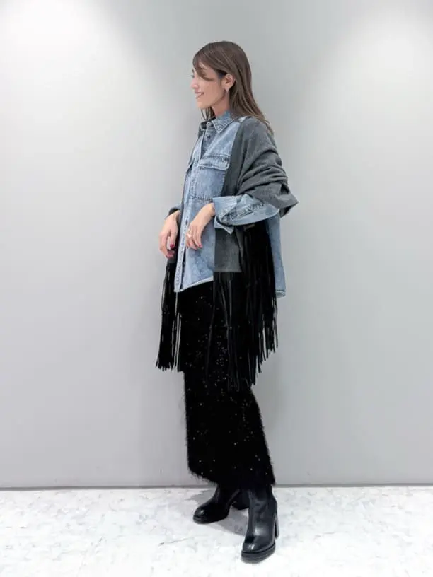 ORIGINATED IN GRACE CONTINENTAL yukimi yonee コーディネート画像