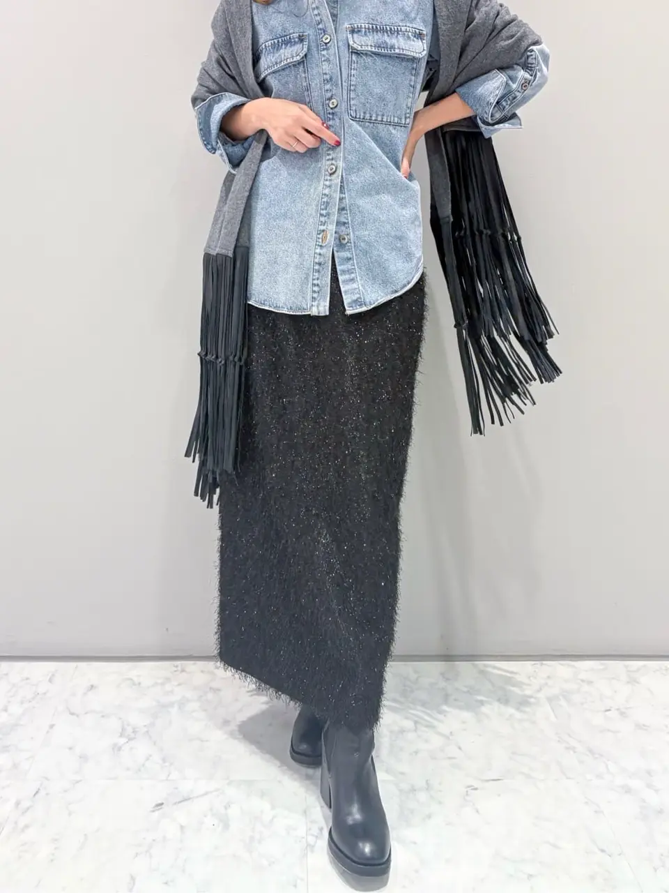 ORIGINATED IN GRACE CONTINENTAL yukimi yonee コーディネート画像