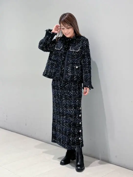 ORIGINATED IN GRACE CONTINENTAL yukimi yonee コーディネート画像