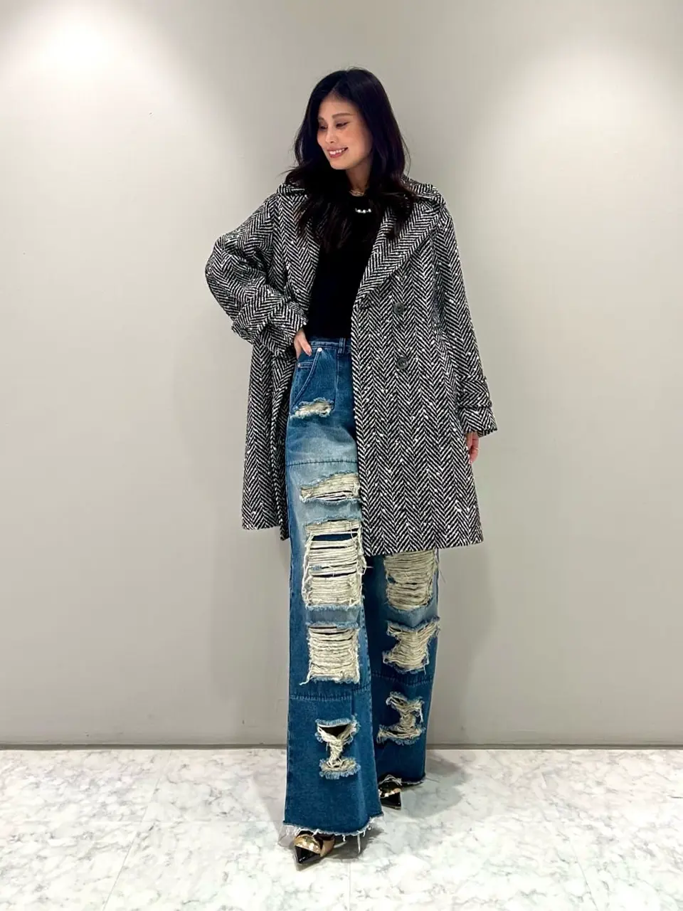 ORIGINATED IN GRACE CONTINENTAL 志田　悠 コーディネート画像