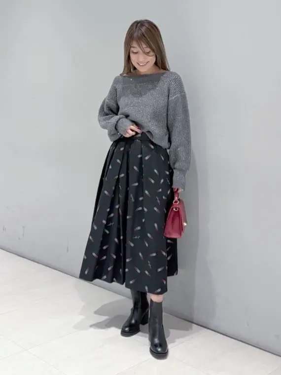 ORIGINATED IN GRACE CONTINENTAL yukimi yonee コーディネート画像