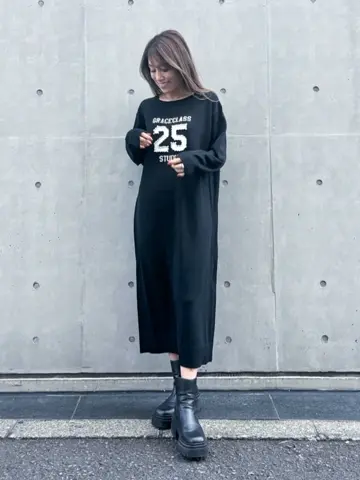 ORIGINATED IN GRACE CONTINENTAL yukimi yonee コーディネート画像