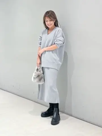 ORIGINATED IN GRACE CONTINENTAL yukimi yonee コーディネート画像