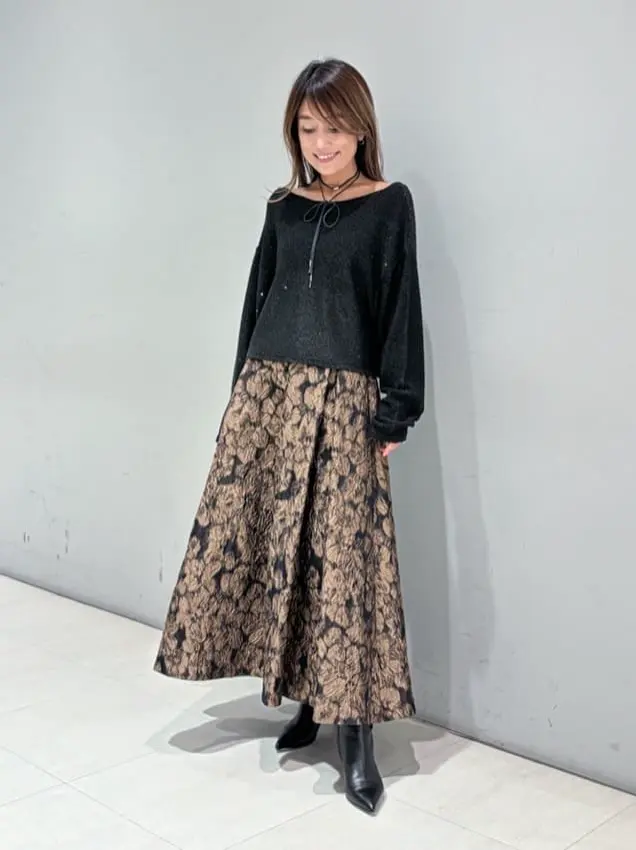 ニット セーター スパンコールヤーントップ レディース スパンコールヤーントップ / GRACE CONTINENTAL | GRACE
