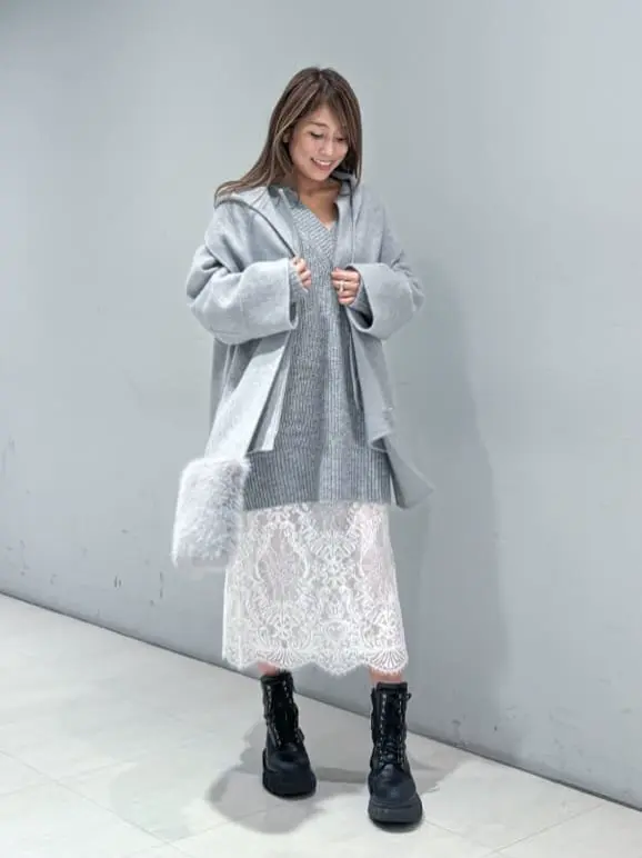 ORIGINATED IN GRACE CONTINENTAL yukimi yonee コーディネート画像