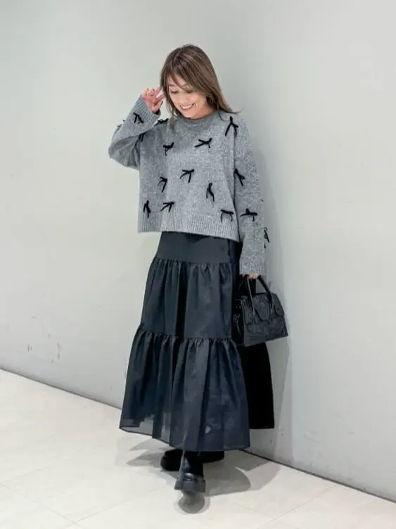 ORIGINATED IN GRACE CONTINENTAL yukimi yonee コーディネート画像