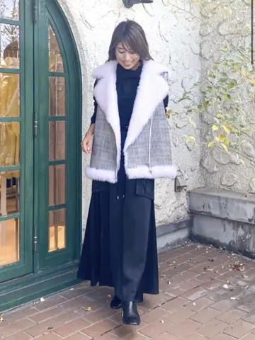 ORIGINATED IN GRACE CONTINENTAL yukimi yonee コーディネート画像