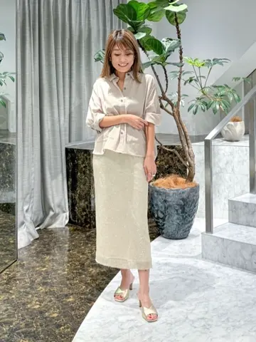 ORIGINATED IN GRACE CONTINENTAL yukimi yonee コーディネート画像