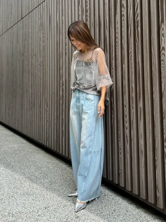 ORIGINATED IN GRACE CONTINENTAL yukimi yonee コーディネート画像