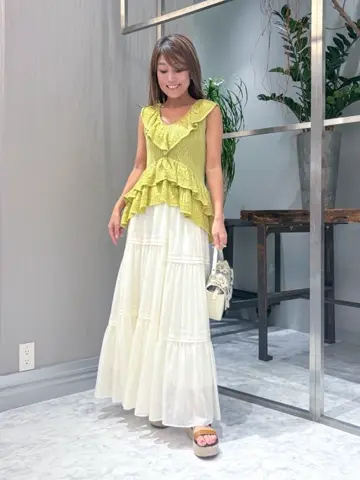 ORIGINATED IN GRACE CONTINENTAL yukimi yonee コーディネート画像