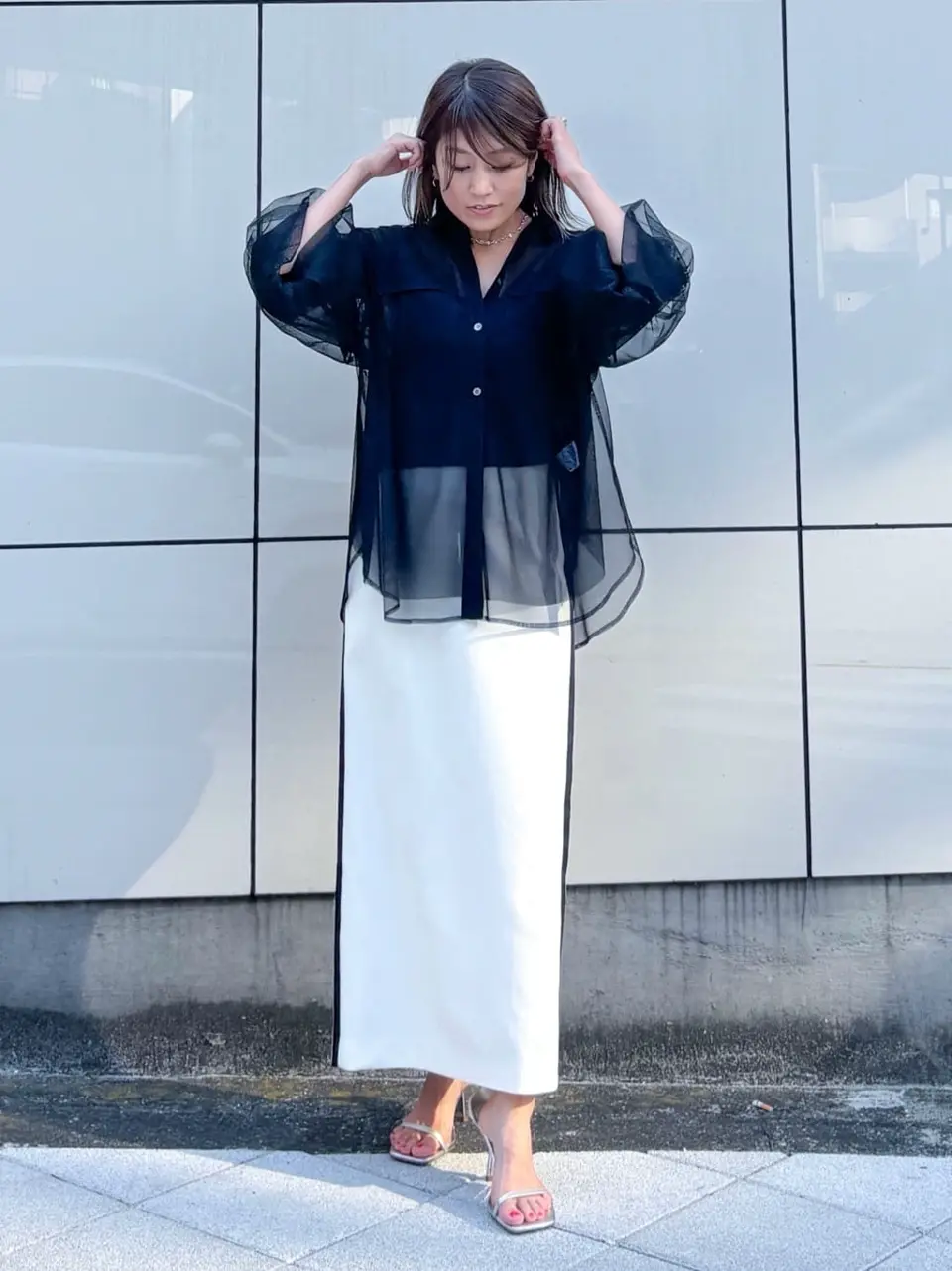 ORIGINATED IN GRACE CONTINENTAL yukimi yonee コーディネート画像