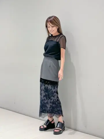 ORIGINATED IN GRACE CONTINENTAL yukimi yonee コーディネート画像