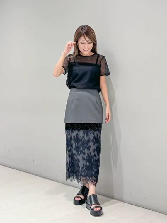 ORIGINATED IN GRACE CONTINENTAL yukimi yonee コーディネート画像