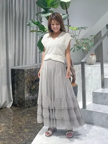 ORIGINATED IN GRACE CONTINENTAL yukimi yonee コーディネート画像