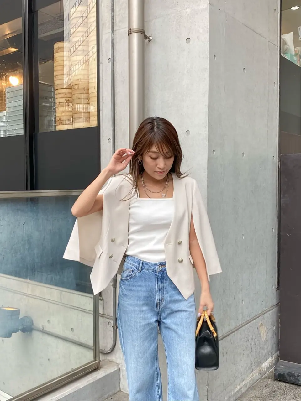 ORIGINATED IN GRACE CONTINENTAL yukimi yonee コーディネート画像