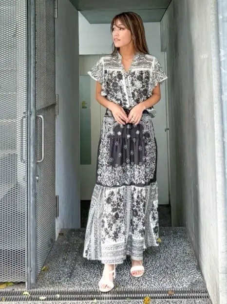 ORIGINATED IN GRACE CONTINENTAL yukimi yonee コーディネート画像