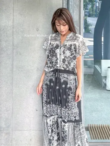 ORIGINATED IN GRACE CONTINENTAL yukimi yonee コーディネート画像