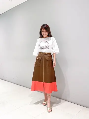 ORIGINATED IN GRACE CONTINENTAL yukimi yonee コーディネート画像