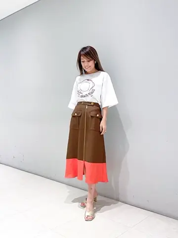 ORIGINATED IN GRACE CONTINENTAL yukimi yonee コーディネート画像