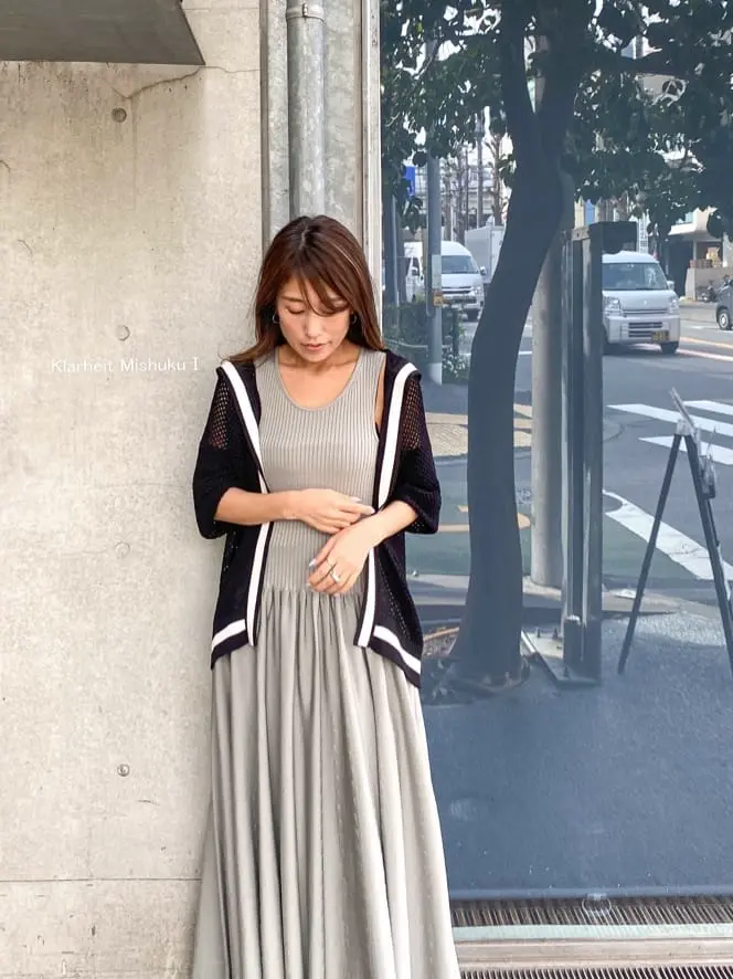 ORIGINATED IN GRACE CONTINENTAL yukimi yonee コーディネート画像