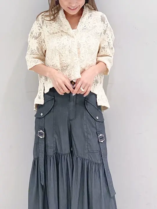 ORIGINATED IN GRACE CONTINENTAL yukimi yonee コーディネート画像