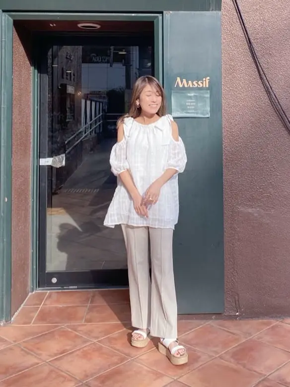 ORIGINATED IN GRACE CONTINENTAL yukimi yonee コーディネート画像