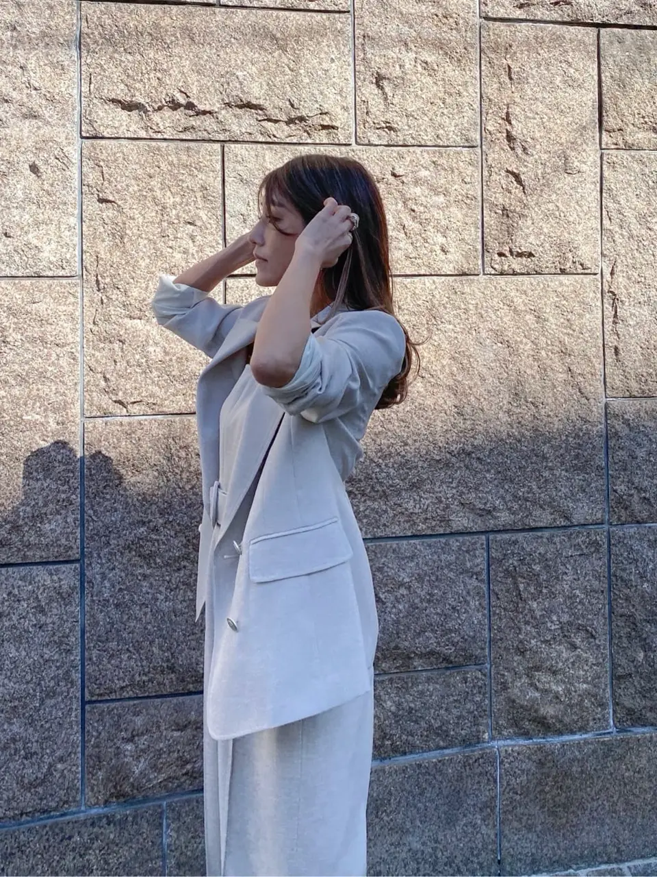 ORIGINATED IN GRACE CONTINENTAL yukimi yonee コーディネート画像