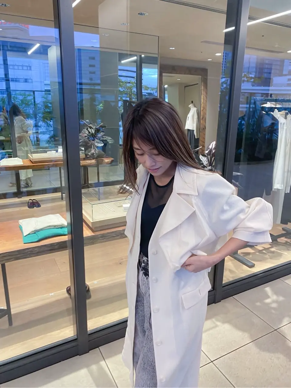 ORIGINATED IN GRACE CONTINENTAL yukimi yonee コーディネート画像