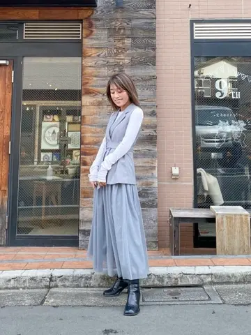 ORIGINATED IN GRACE CONTINENTAL yukimi yonee コーディネート画像