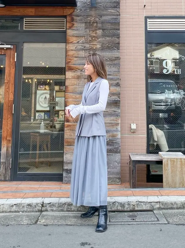 ORIGINATED IN GRACE CONTINENTAL yukimi yonee コーディネート画像