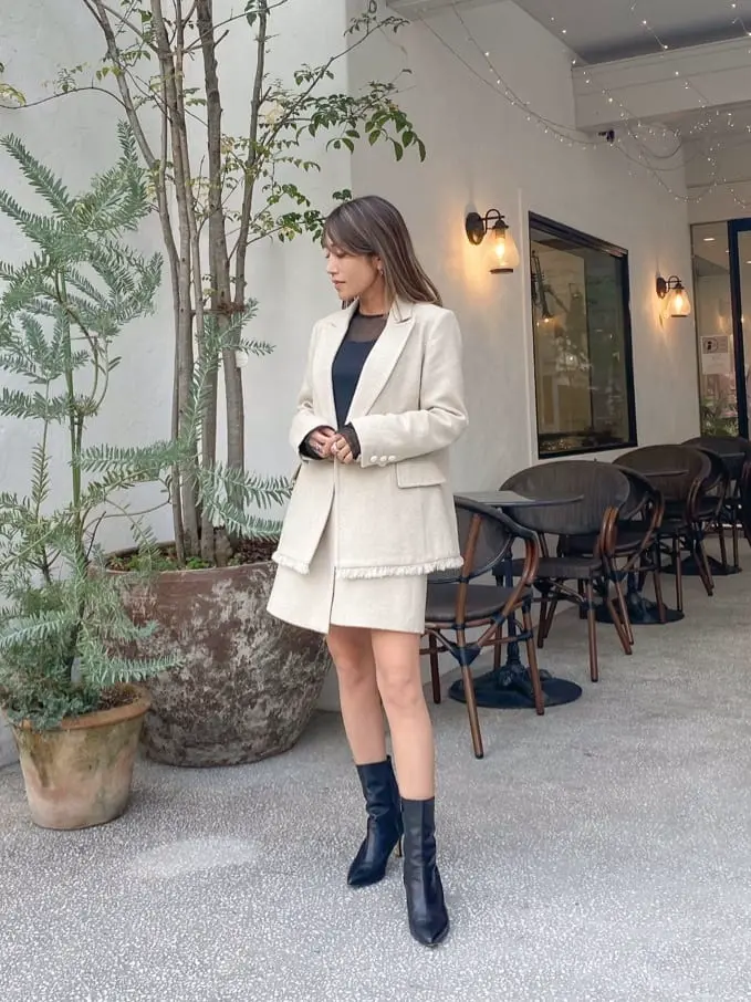 ORIGINATED IN GRACE CONTINENTAL yukimi yonee コーディネート画像