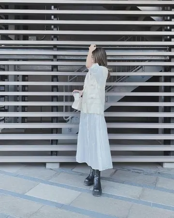 ORIGINATED IN GRACE CONTINENTAL yukimi yonee コーディネート画像