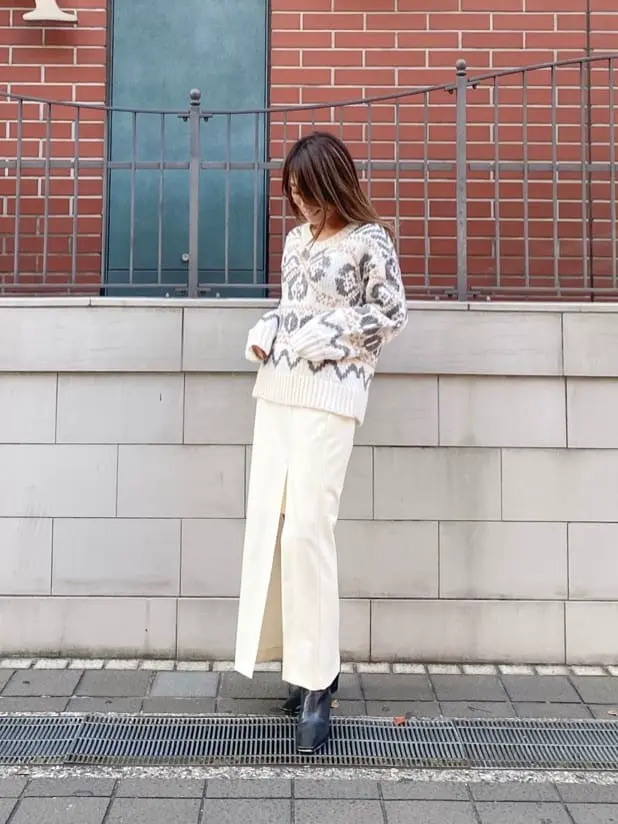 ORIGINATED IN GRACE CONTINENTAL yukimi yonee コーディネート画像