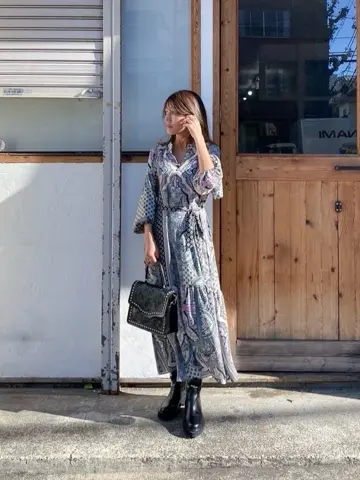 ORIGINATED IN GRACE CONTINENTAL yukimi yonee コーディネート画像