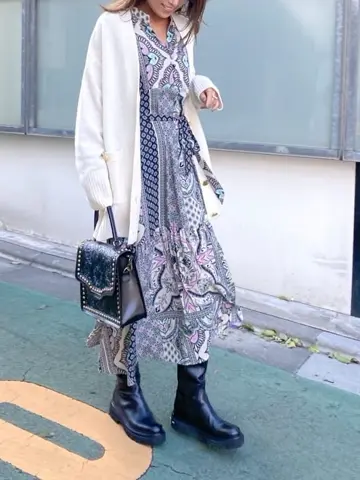 ORIGINATED IN GRACE CONTINENTAL yukimi yonee コーディネート画像