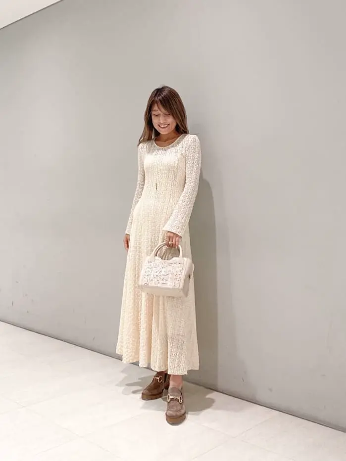 Coast* プリント レースパネルフレア ペンシルドレス ワンピース Coast* プリント レースパネルフレア ペンシルドレス ワンピース